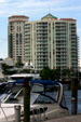 Condos along the New River. Fort Lauderdale, FL.