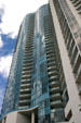Las Olas River House facade details. Fort Lauderdale, FL.