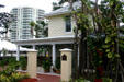 Heritage building at Old Fort Lauderdale Village. Fort Lauderdale, FL.