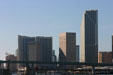 Skyline of Miami with One Miami, Intercontinental, Citigroup, & Wachovia buildings. Miami, FL.