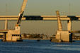 Road & railroad lift bridges to Port of Miami. Miami, FL.