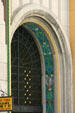 Entrance archway of 122 NE First St. Miami, FL.