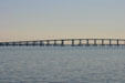 Rickenbacker Causeway over Biscayne Bay. Miami, FL.