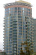 The Waverly round highrise on Lake Eola. Orlando, FL.