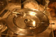 Early Spanish plate, fork & spoon in Museum of Florida History. Tallahassee, FL.