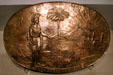 Bronze plaque of current Florida state seal in Museum of Florida History. Tallahassee, FL.