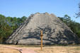 Reconstructed thatched shelter for natives at San Luis Archeological & Historic Site. Tallahassee, FL.