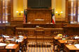 Senate rostrum of Georgia State House. Atlanta, GA.