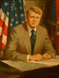 Portrait of Jimmy Carter in Georgia State House. Atlanta, GA.