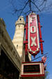 Fox Theatre sign. Atlanta, GA.