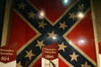Confederate flag from Georgia State Capitol as captured Sept. 2, 1864, at Atlanta Historical Museum. Atlanta, GA.