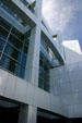 Outer structural beams of Richard Meier's wing of High Museum of Art. Atlanta, GA.