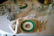 Dining room place setting in Woodrow Wilson Boyhood Home. Augusta, GA.