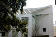 Facade detail of Jepson Center for the Arts / Telfair Museum of Art. Savannah, GA.