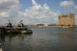 Savannah River scene. Savannah, GA.