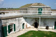 Barracks courtyard of Old Fort Jackson. Savannah, GA.