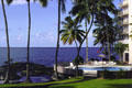Hawaii Naniloa Resort at Hilo Harbor. Big Island of Hawaii, HI.