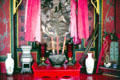 Chinese objects in Wo Hing Temple museum at Lahaina. Maui, HI.