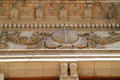 Carved garlands on facade of Yokohama Specie Bank. Honolulu, HI.