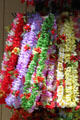 Leis in shop of Waikiki's International Market Place. Waikiki, HI.