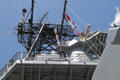 Superstructure of USS Missouri. Honolulu, HI.