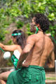 New Zealand performers in Rainbows of Paradise show at Polynesian Cultural Center. Laie, HI.