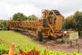 Self propelled pineapple harvester at Dole Plantation. HI.
