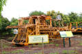 Model B pineapple harvester at Dole Plantation. HI.