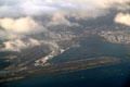 Honolulu airport from the air. HI.