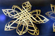 Wooden star handcrafted in South Amana. High Amana, IA