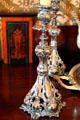 Silver candle sticks at Dodge House. Council Bluffs, IA.