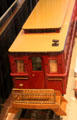 Model of Abraham Lincoln's funeral car built in Union Pacific Omaha shops at Union Pacific Railroad Museum. Council Bluffs, IA.