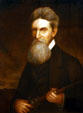 Portrait of John Brown at Historical Museum of Iowa. Des Moines, IA.