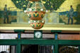 Interior lamps & murals of People's Savings Bank. Cedar Rapids, IA.