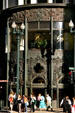 Art Nouveau corner entrance of Carson Pirie Scott department store. Chicago, IL.