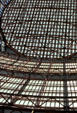 Looking up at skylight in James R. Thompson Center. Chicago, IL.