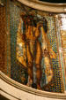 Mosaic mural of native American Tonti who explored New France with Marquette & Jolliet in Marquette Building. Chicago, IL.