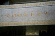 Marble sign of Rookery Building. Chicago, IL.