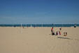 Oak Street Beach recreation. Chicago, IL.