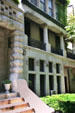 Stone mansion in Gold Coast neighborhood. Chicago, IL.