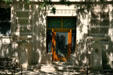 Front door details of Madlener House influenced by L. Sullivan & F.L. Wright. Chicago, IL.