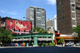 Neighborhood restaurants at corner of State & Cedar Streets. Chicago, IL.
