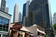 Sutton Place Hotel over Rush Street restaurants. Chicago, IL.