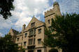 Gothic building on Main Quadrangle of University of Chicago campus. Chicago, IL.