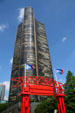 Lake Point Tower over Navy Pier gateway. Chicago, IL.