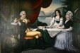 Portrait of George Washington's family in Senate chamber of Old State Capitol. Springfield, IL.