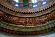 Bronze reliefs showing Illinois history in State Capitol dome. Springfield, IL.
