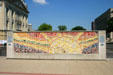 Illinois Very Special Mosaic Mural created by several community schools at State Capitol. Springfield, IL.