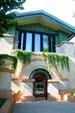 Dana Thomas house arched front door. Springfield, IL.