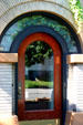 Front door of Dana Thomas house. Springfield, IL.